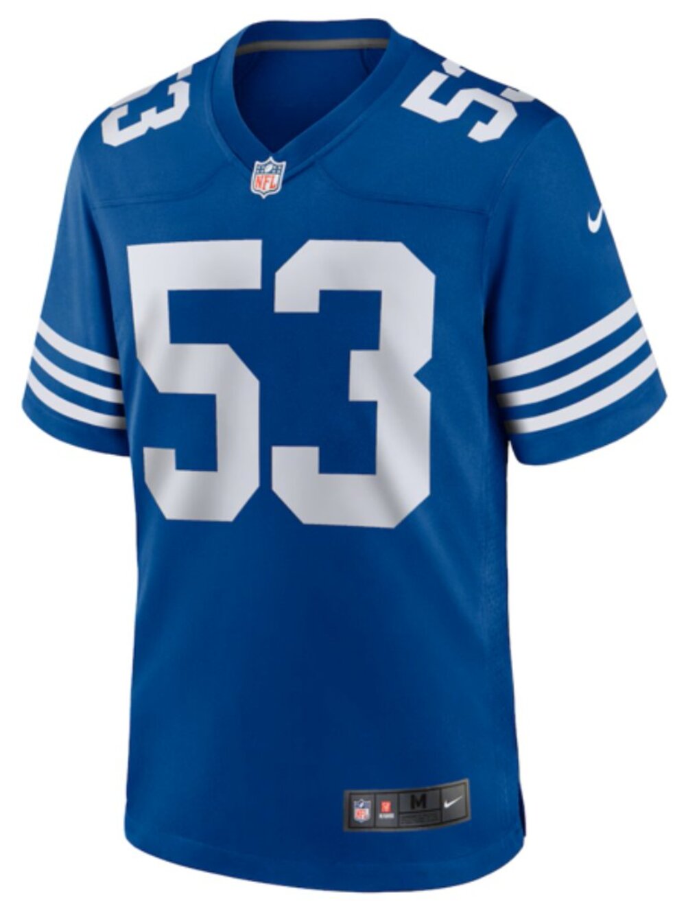 Indianapolis Colts Blue Nike Alternate Game Jersey, Shaquille Leonard #53 XL NWT